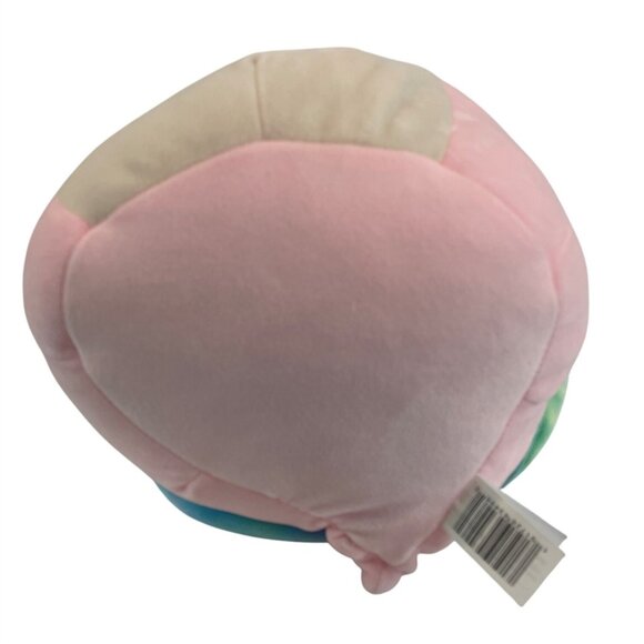 Squishmallow KellyToy Silvina The Sea Snail 8in Sea Life Squad Pink Rainbow Spar - Picture 7 of 9